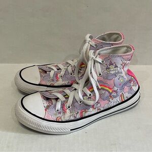 Converse All Star Chuck Taylor Unicorn Pink High-Top Shoes Sneakers Junior Sz 5